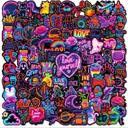 Calcomania de neon — imagen 1