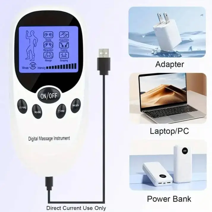 Masajeador / Electroestimulador muscular para relajación y estimulación — imagen 4