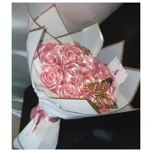 Flores eternas + envoltura para regalos miniatura 1