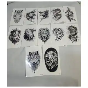 Tatuajes temporales pequeños miniatura 7