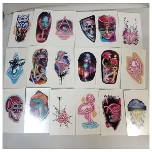 Tatuajes temporales pequeños miniatura 4