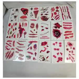 Tatuajes temporales pequeños miniatura 9