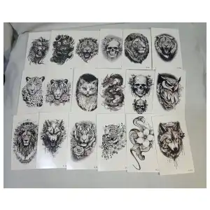 Tatuajes temporales pequeños miniatura 6