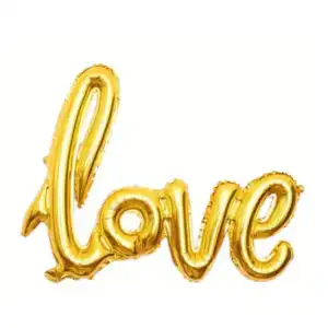 Globo de forma LOVE miniatura 1