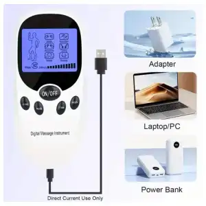 Masajeador / Electroestimulador muscular para relajación y estimulación miniatura 4