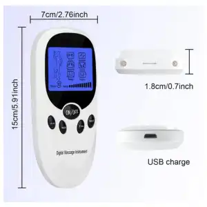 Masajeador / Electroestimulador muscular para relajación y estimulación miniatura 7